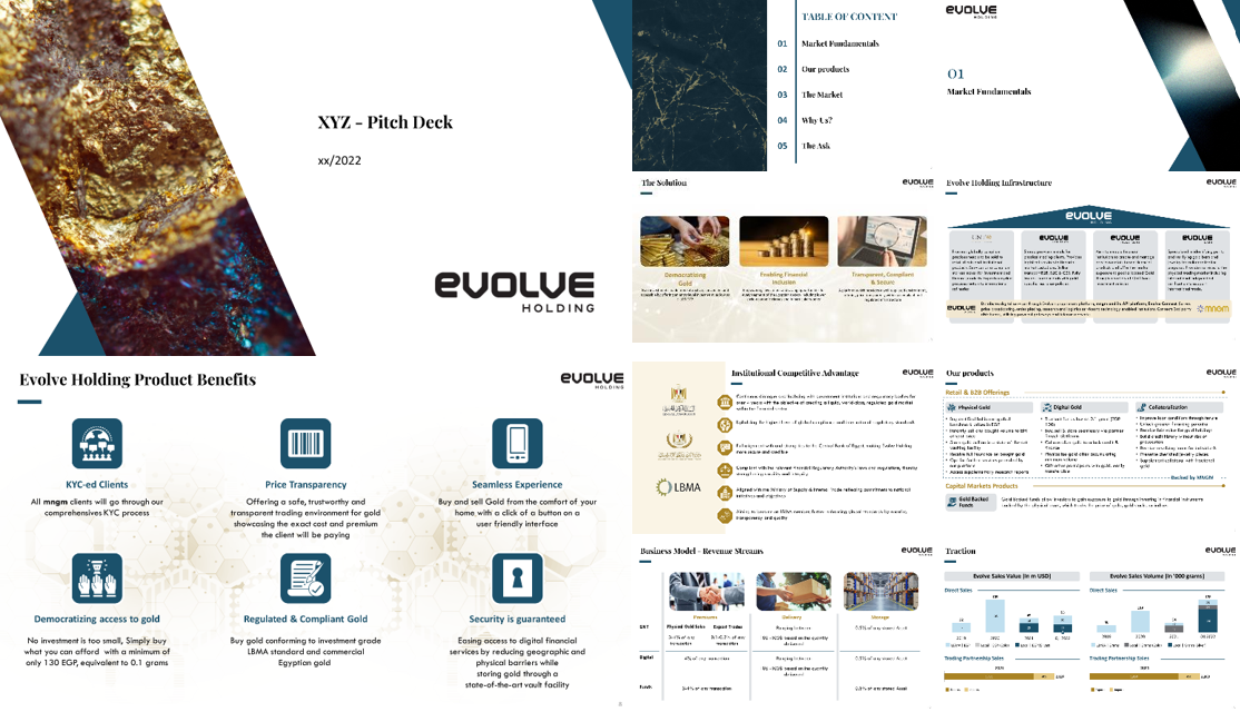 Pitch deck design